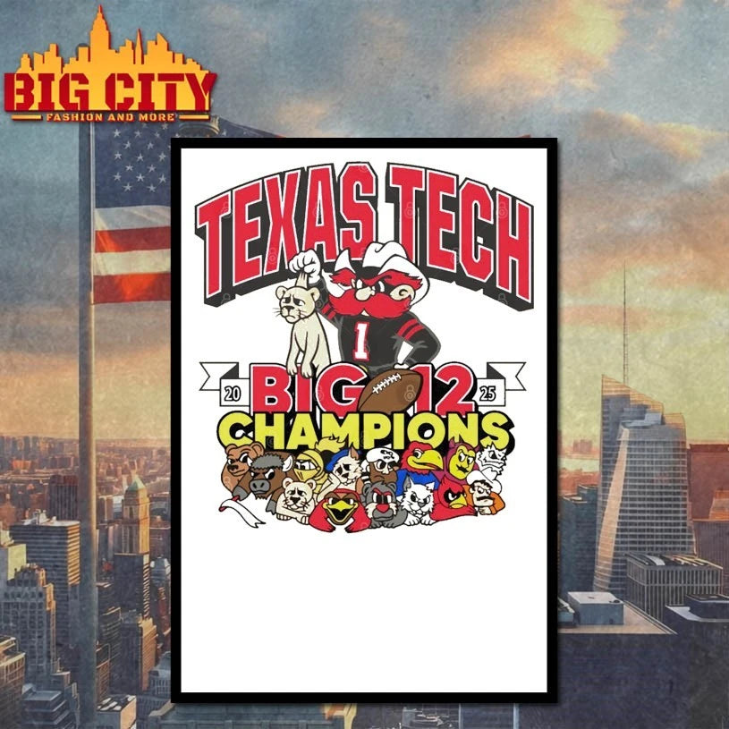 Texas Tech Big 12 Championship all Macos shirt