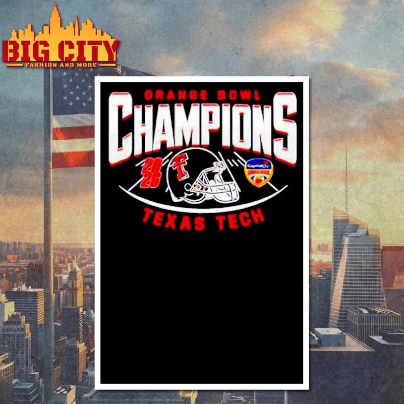 Texas Tech Orange Bowl Champions 2026 football Shirt