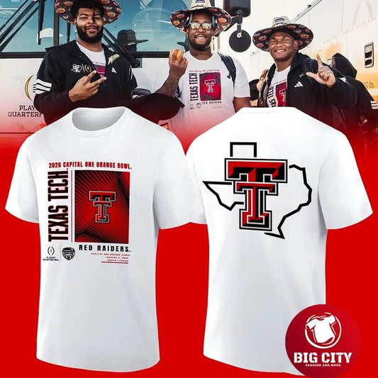 Texas Tech Raiders College Football Playoff Quarterfinal Two Sided Shirt