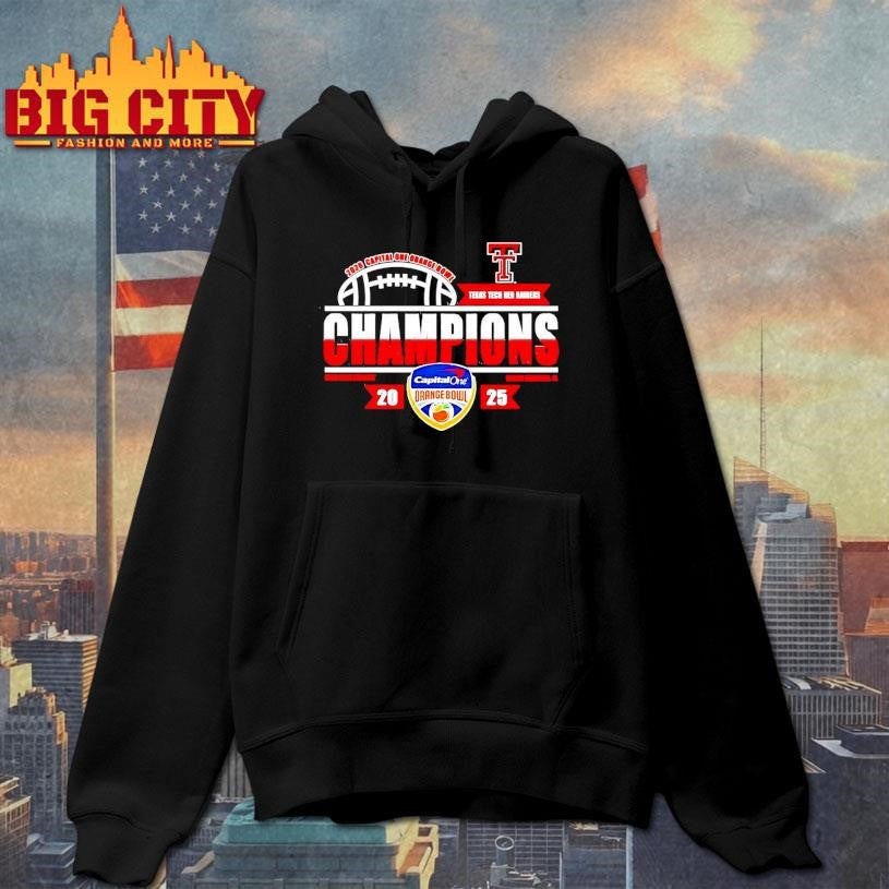 Texas Tech Red Raiders 2026 Capital One Orange Bowl Champions Shirt
