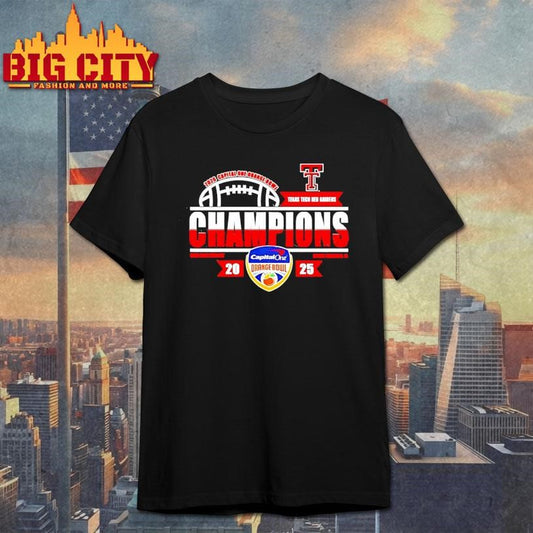 Texas Tech Red Raiders 2026 Capital One Orange Bowl Champions Shirt