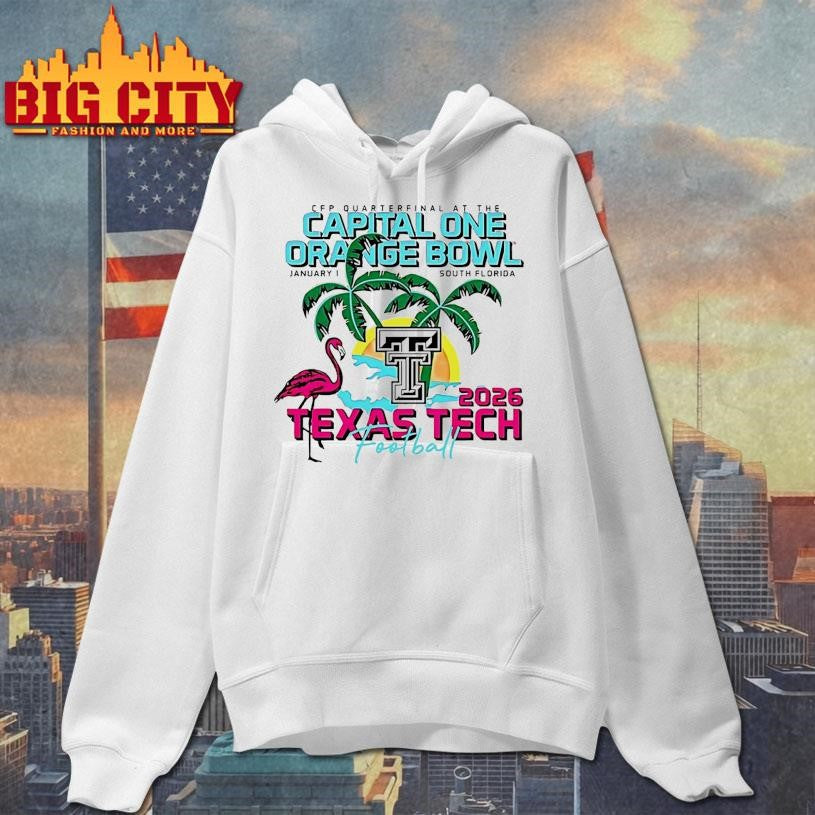 Texas Tech Red Raiders 2026 Capital One Orange Bowl Game Shirt