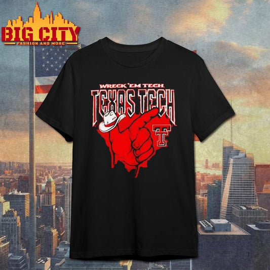 Texas Tech Red Raiders Cowboy Hand Wreck Em Shirt