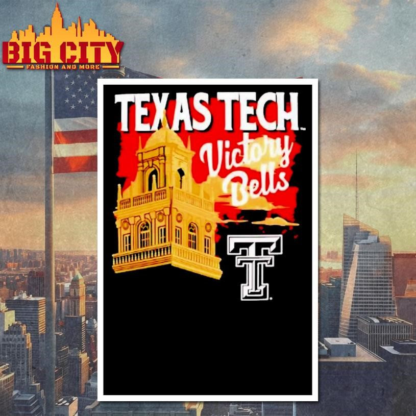 Texas Tech Red Raiders Victory Bell Tower Sunset Shirt