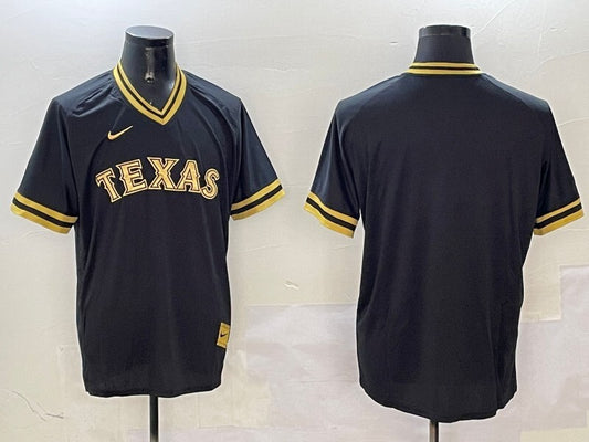 Texas Rangers Rangers Black Gold Adult Style 8