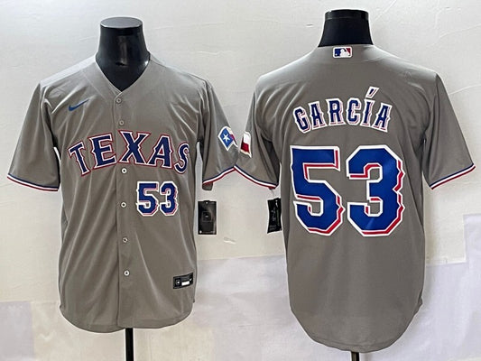 Texas Rangers #53 Adolis Garcia Rangers Adult Style 1