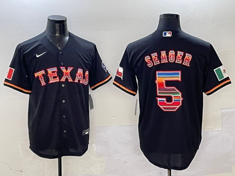 Texas Rangers #5 Corey Seager Rangers Adult Style 3