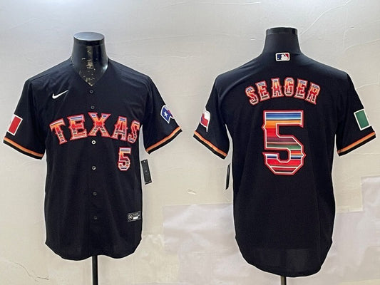 Texas Rangers #5 Corey Seager Rangers Adult Style 4