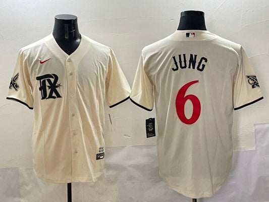 Texas Rangers #6 Josh Jung Rangers City Adult
