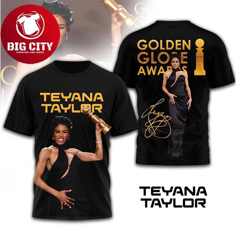 Teyana Taylor Golden Globe Awards 2026 Two Sided Shirt