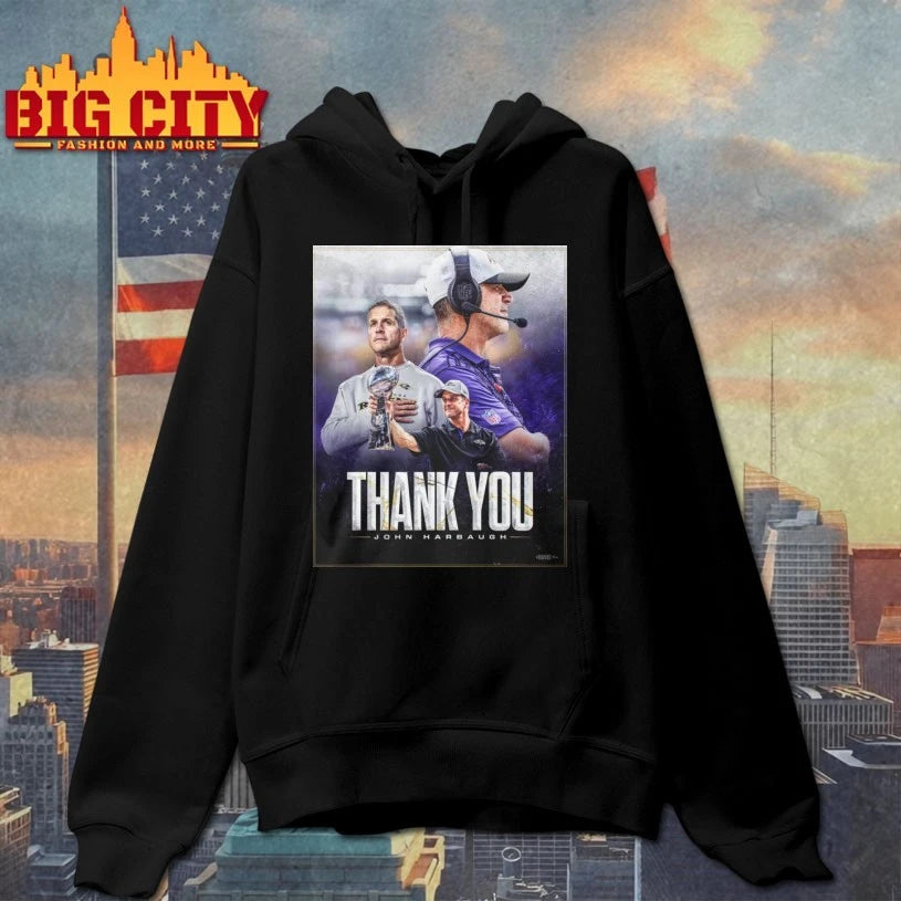 Thank You Coach John Harbaugh For 18 Tremendous Years shirt