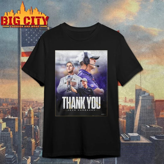 Thank You Coach John Harbaugh For 18 Tremendous Years shirt