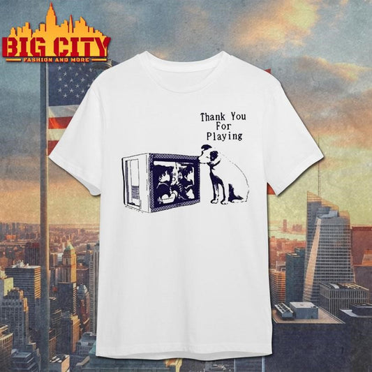 Thank You For Playing Congratulations Dog Shirt