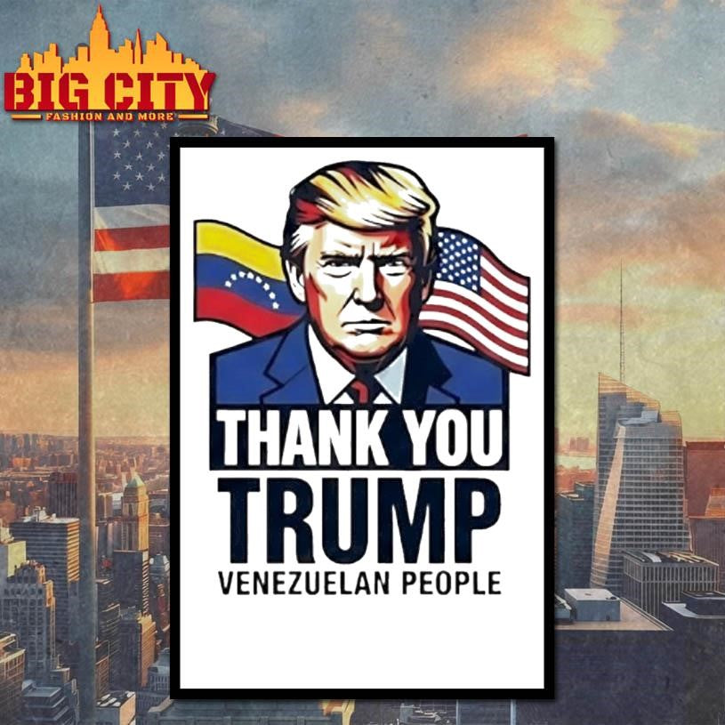 Thank You Trump Venezuelan People 2026 Shirt