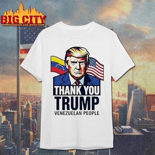 Thank You Trump Venezuelan People 2026 Shirt