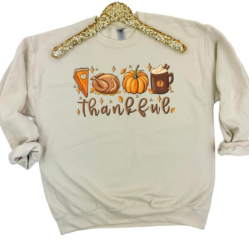 Thankful Thanksgiving Sweatshirt 'NLB' T-Shirts, Hoodie | WearSparks.com
