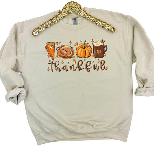 Thankful Thanksgiving Sweatshirt 'NLB' T-Shirts, Hoodie | WearSparks.com