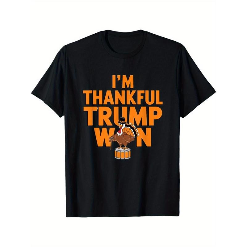 Thankful Trump Win" Men's T-Shirt