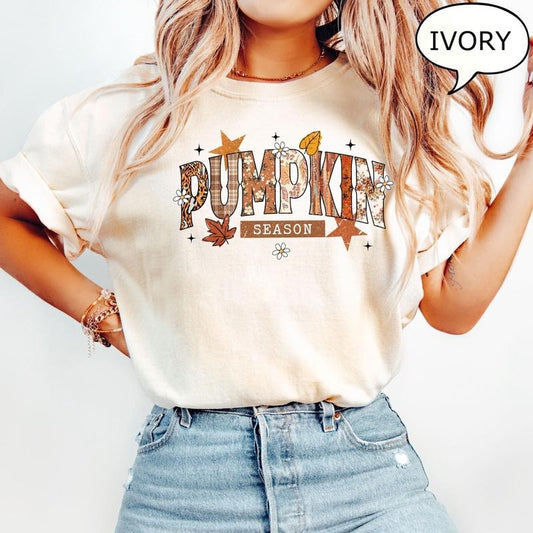 Thanksgiving  Pumpkin Season Fall Vibes T-Shirt, Autumn Fall Punpkin Tee, Autumn Thanksgiving Day Gifts Hoodie, Sweatshirt