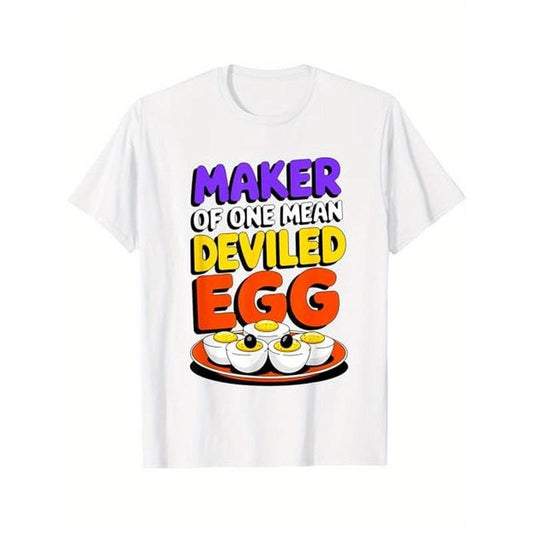 Thanksgiving Best Deviled Eggs Maker Mean Deviled Egg Lovers T-Shirt, 100% Cotton, Thanksgiving Gift for Male Family and...