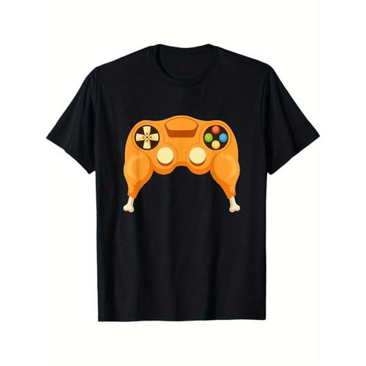 Thanksgiving Gamer Turkey Controller Video Gamer Boys Girls T-Shirt Halloween Thanksgiving Christmas Gifts for Men Women...