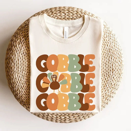 Thanksgiving Gobble Sweatshirt, Turkey Sweatshirt, Family Sweatshirt, Thanksgiving Shirt, Fall Sweatshirt, Women...