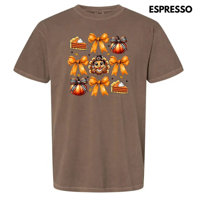 Thanksgiving Things Collage Comfort Colors T-Shirt 'NLB' Hoodie, Sweatshirt | WearSparks.com