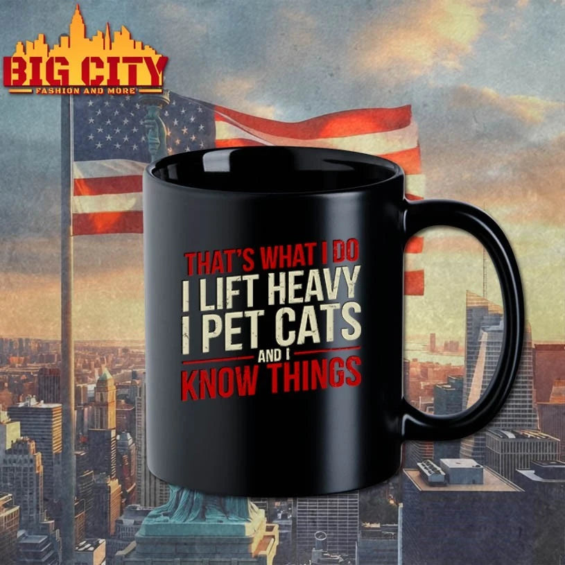That’s What I Do I Lift Heavy I Pet Cats And I Know Things 2026 shirt