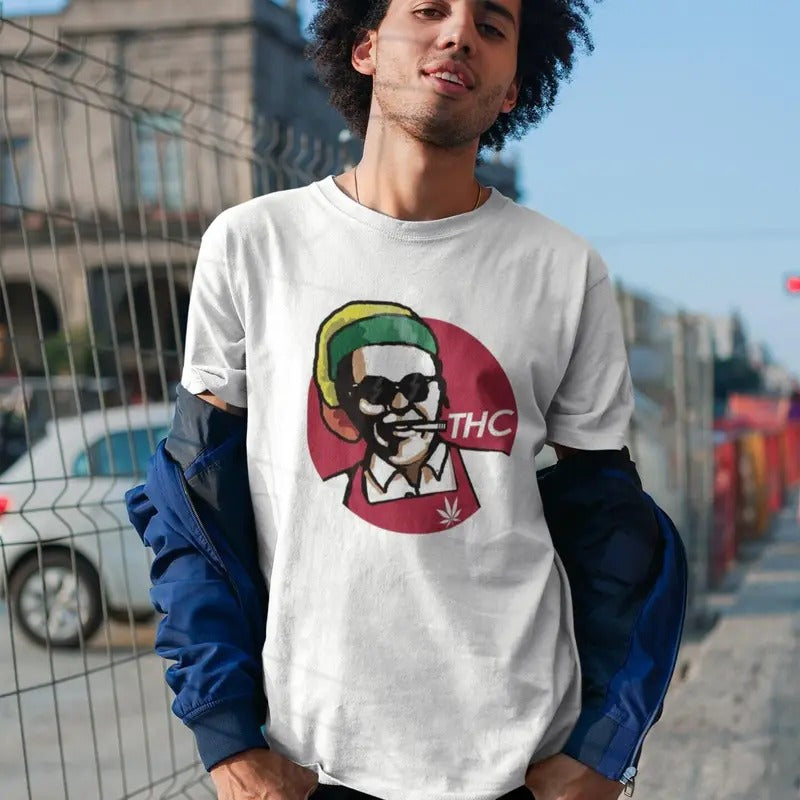 Thc Kfc Tee   Shirt T-shirt  Funny Pot  Mens Gift Molecule Leaf Medicine Legalize Hoodie, Sweatshirt | WearSparks.com
