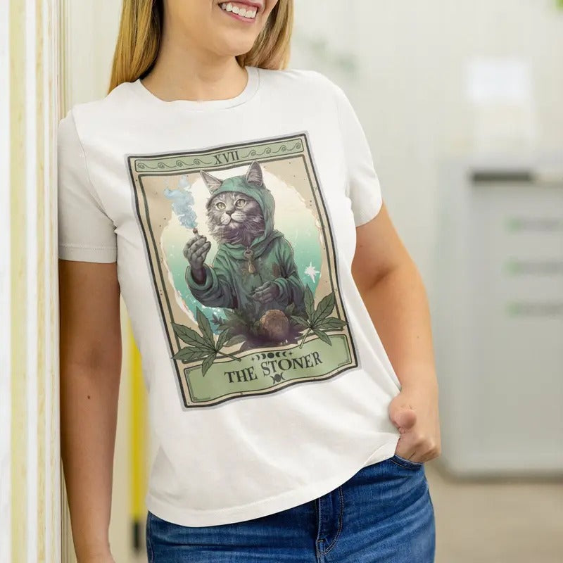 The  Tarot Card Shirt  T-shirt Cat Mom  Shirt  Gifts  s Shirt  420 Gift Cats And Hoodie, Sweatshirt | WearSparks.com