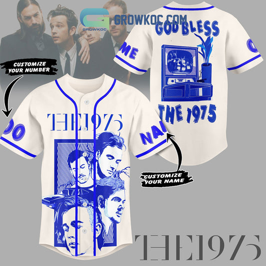 The 1975 Fan God Bless Personalized Baseball Jersey