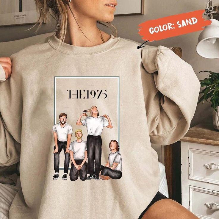 The 1975 North America Tour Sweatshirt, Retro Music Band Tribute T-Shirts, Hoodie | WearSparks.com