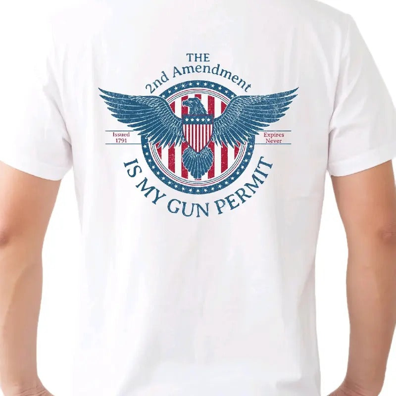 The 2nd Amendment is my gun permit T-shirt t shirt Hoodie, Sweatshirt | WearSparks.com