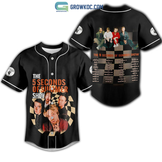 The 5 Seconds Of Sumer Show Personalized Baseball Jersey