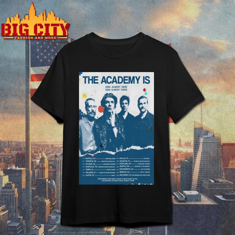 The Academy IS Spring 2026 Tour Poster Shirt