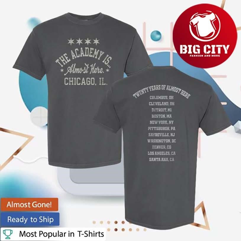 The Academy Is Boxing Date Back Two Sided Shirt