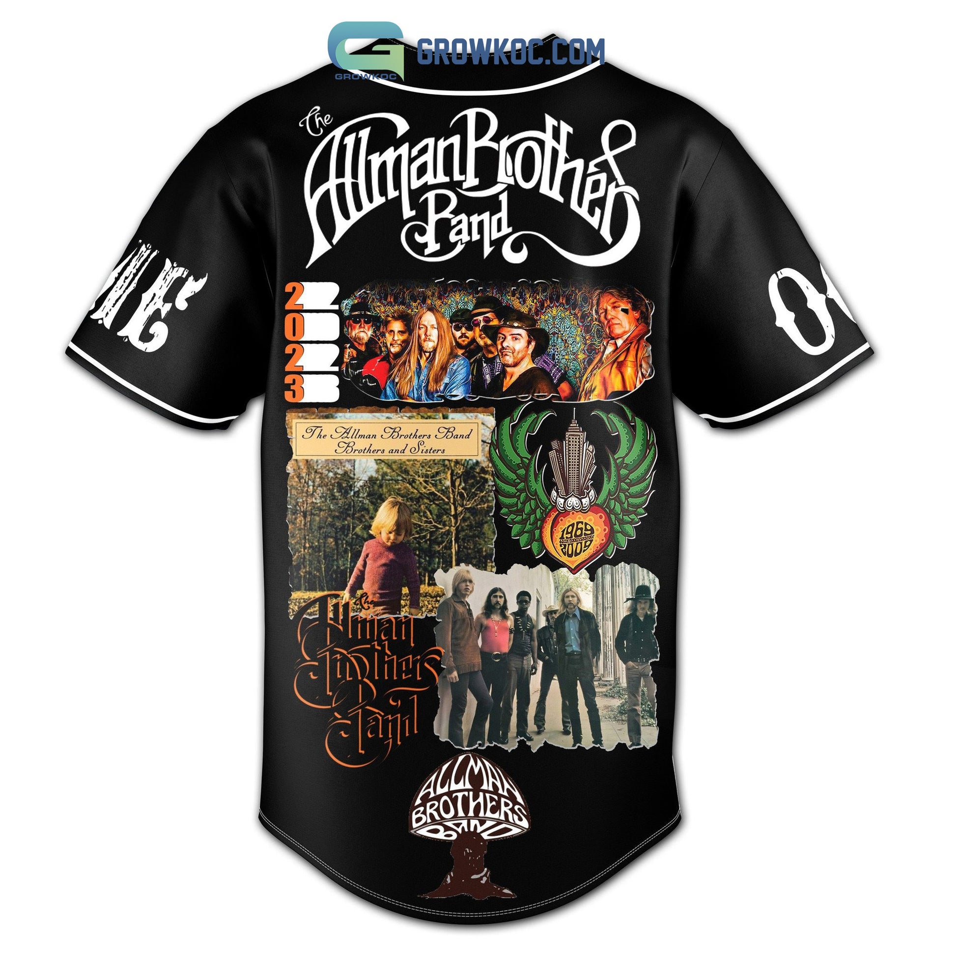 The Allman Brothers Band World Tour 2023 Personalized Baseball Jersey