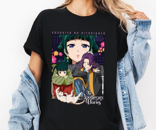 The Apothecary Diaries Tshirt, MaoMao, Jinshi, Anime Shirt, Kawaii T-Shirts, Japanese Graphic Teesstyle{n002}9 Hoodie,...