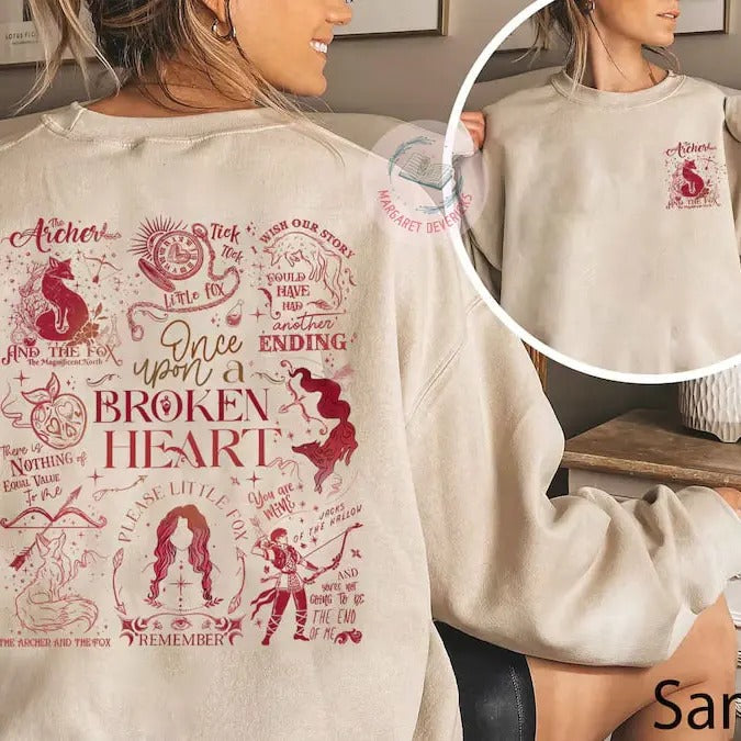 The Archer And The Fox Shirt, Ballad Of The Archer And The Fox Shirt, Bookish Shirt, Fantasy Reader Shirt, Once Upon A...
