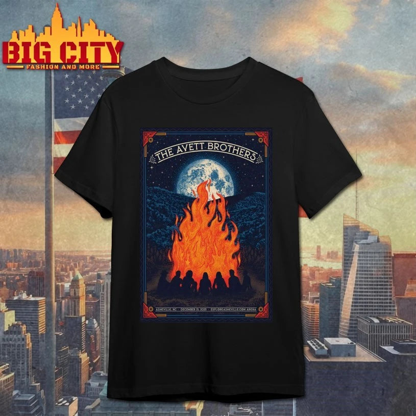 The Avett Brothers 12-31-2025 Asheville NC Poster Shirt