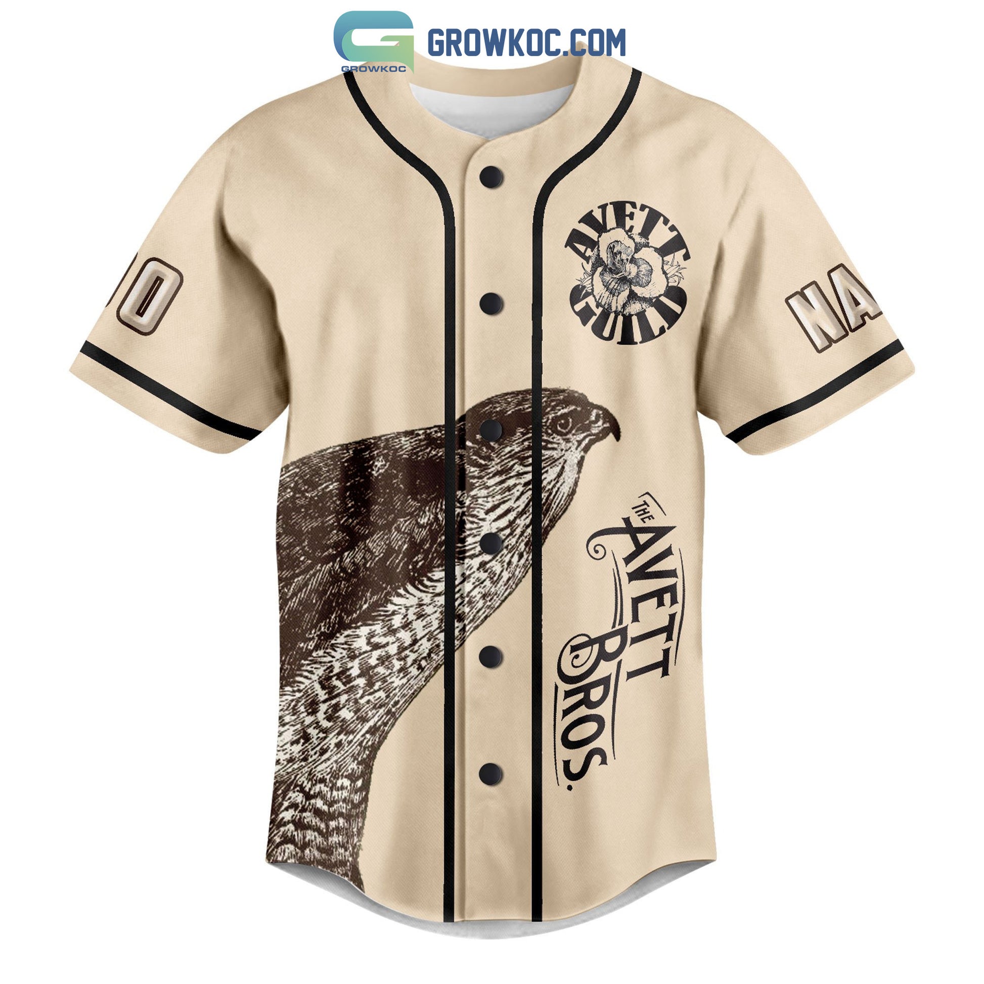 The Avett Brothers American Summer Tour 2023 Personalized Baseball Jersey