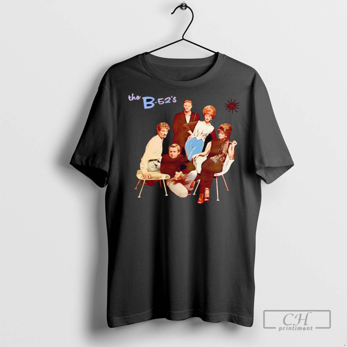 The B 52s Band Fred Schneider Ricky Wilson Kate Pierson Keith Strickland And Cindy Wilson