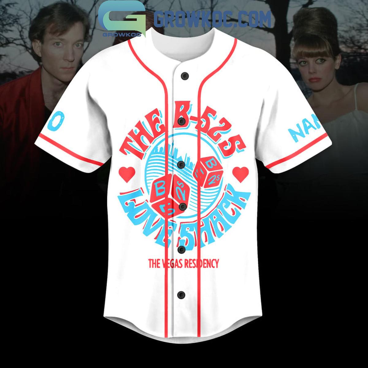 The B-52s Loveshack The Vegas Residency Personalized Baseball Jersey