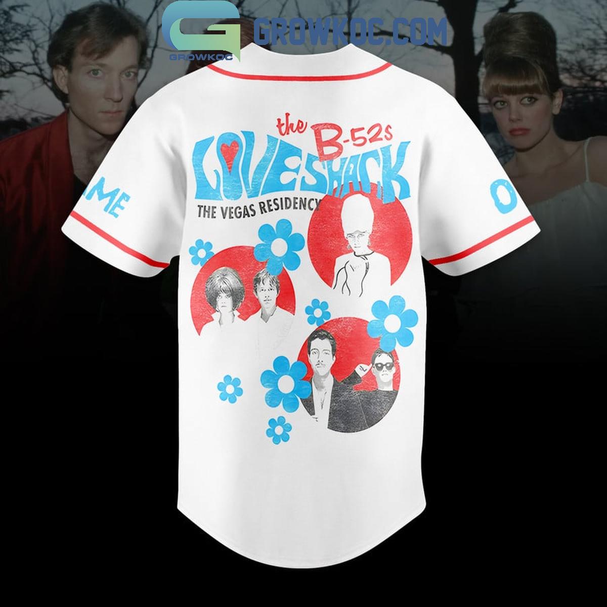 The B-52s Loveshack The Vegas Residency Personalized Baseball Jersey