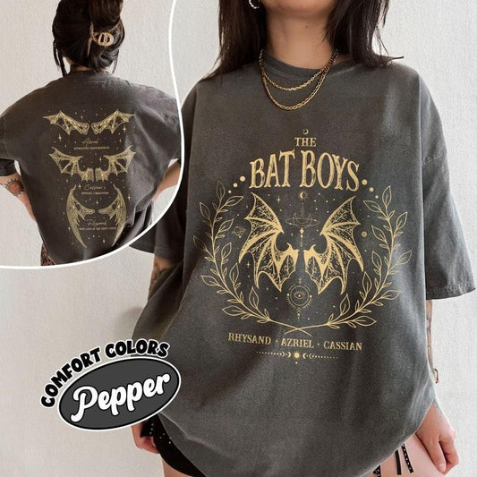 The Bat Boys Comfort Colors Shirt, Acotar Bookish T Shirt The Night Court Illyrians, A Court Of Thorns And Roses Rhysand...