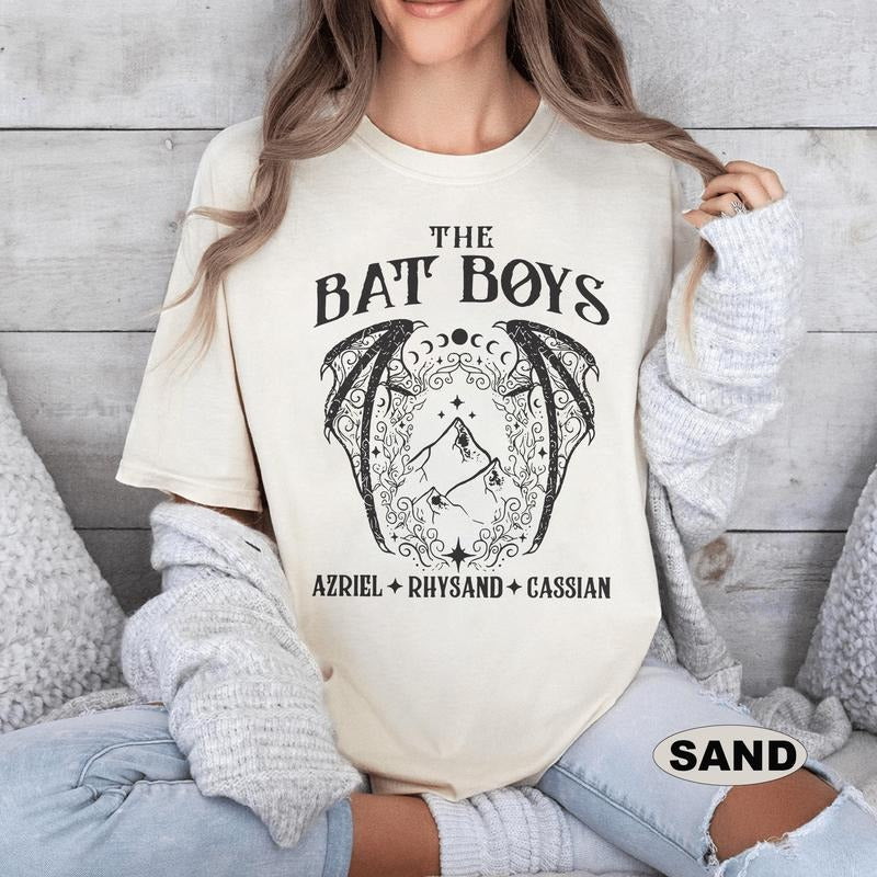 The Bat Boys Shirt, The Bat Boys The Night Court Acotar T-Shirt, Acotar The Bat Boys, Acotar Sweatshirt Azriel, Acotar...