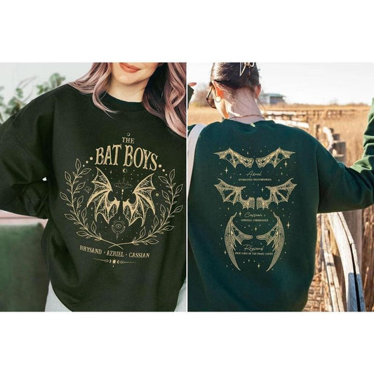 The Bat Boys Sweatshirt, Acotar Bookish Shirt, The Night Court Illyrians, A Court of Thorns and Roses Rhysand Cassian...