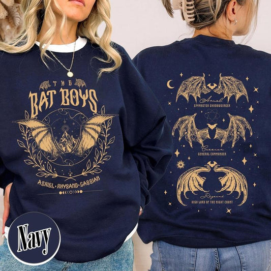 The Bat Boys Sweatshirt, the Bat Boys the Night Court Acotar Sweatshirt, Acotar the Bat Boys, Acotar Shirt Azriel, Acotar...