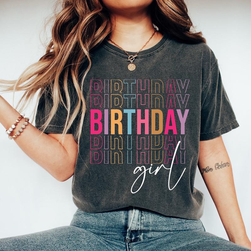 The Birthday Girl Shirt, Birthday Party Girl Shirt, Birthday Squad Shirt, Youth Birthday Girl Shirt, Birthday Shirt,...