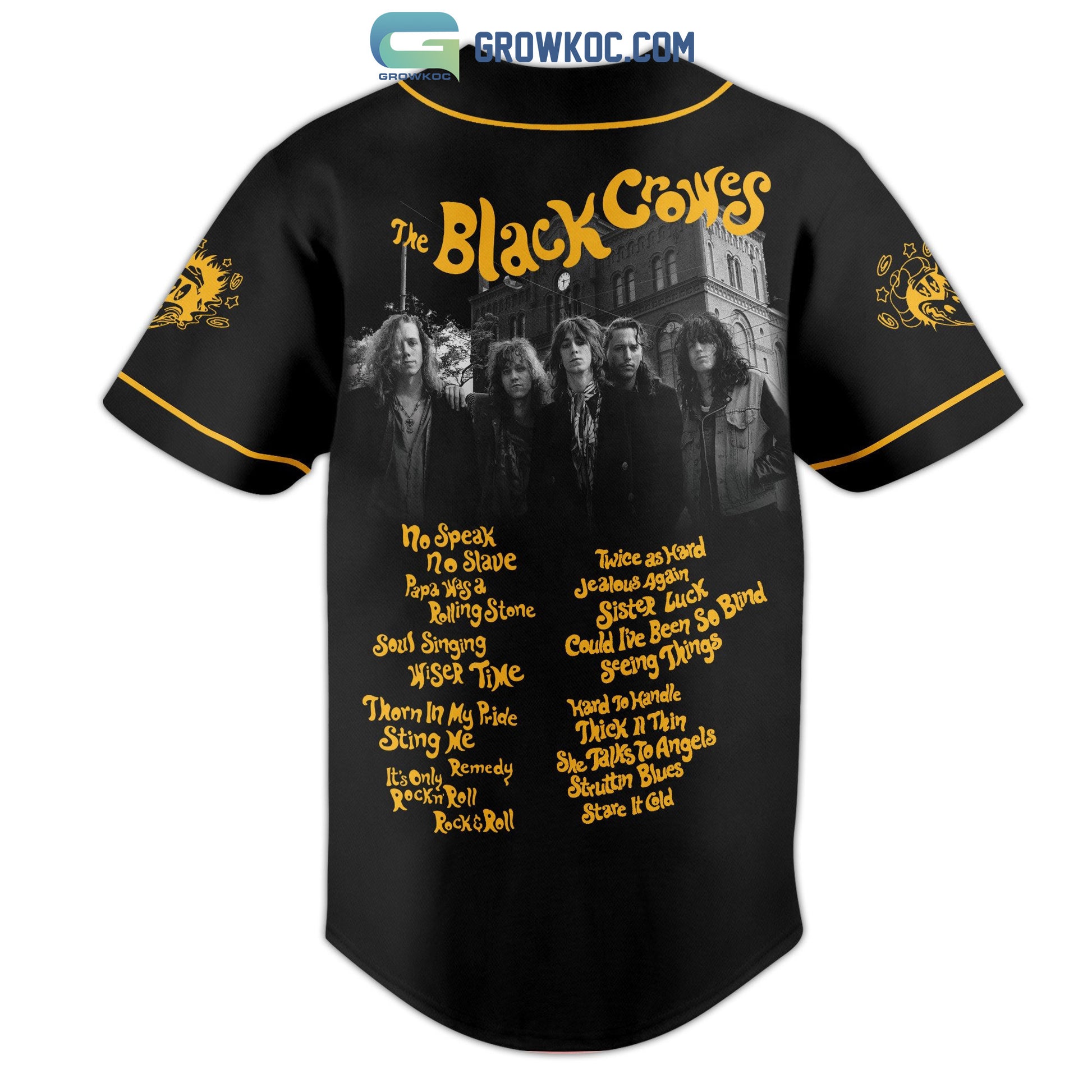 The Black Crowes Shake Your Money Maker Personalized Baseball Jersey